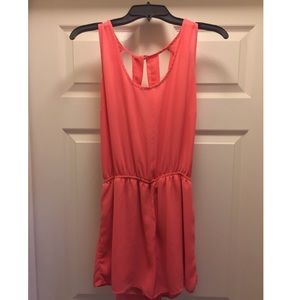 Romper with cut out back